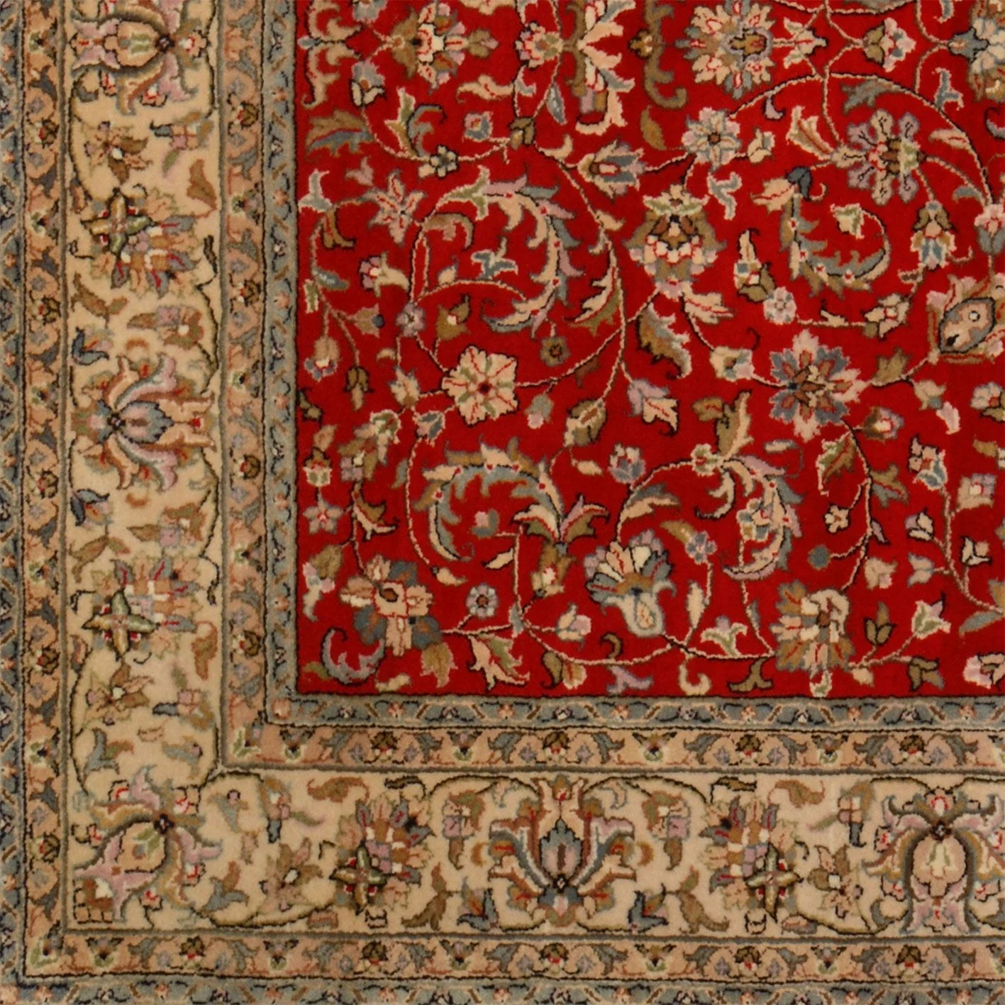 Isfahan Indian Rug — hand-knotted, 169 × 238 cm, Wool
