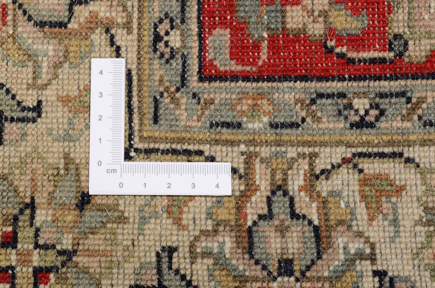 Isfahan Indian Rug — hand-knotted, 78 × 292 cm, Wool
