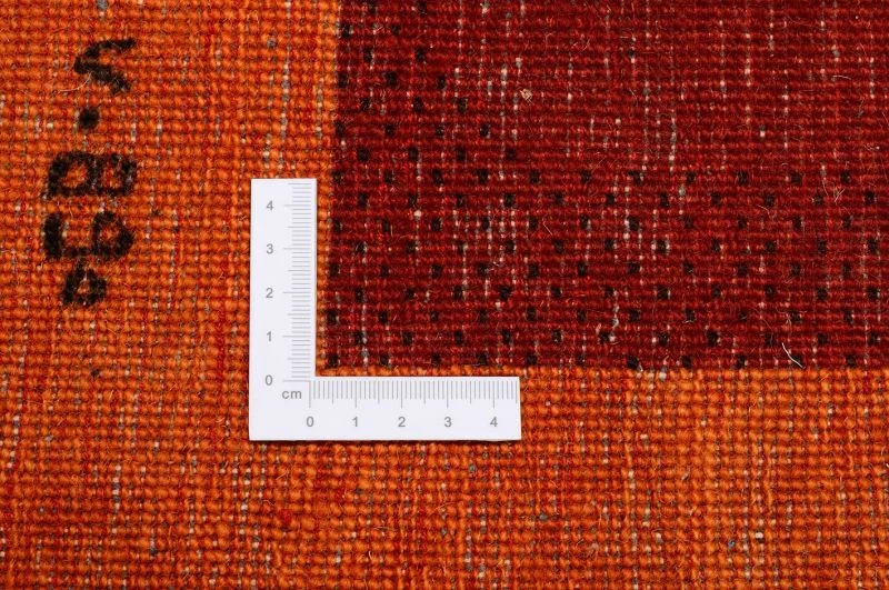 Hand-Knotted Wool Loribaft Indian Rug, 124 × 184 cm