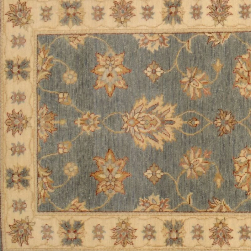 Ziegler Pakistani Rug — hand-knotted, 85 × 306 cm, Wool