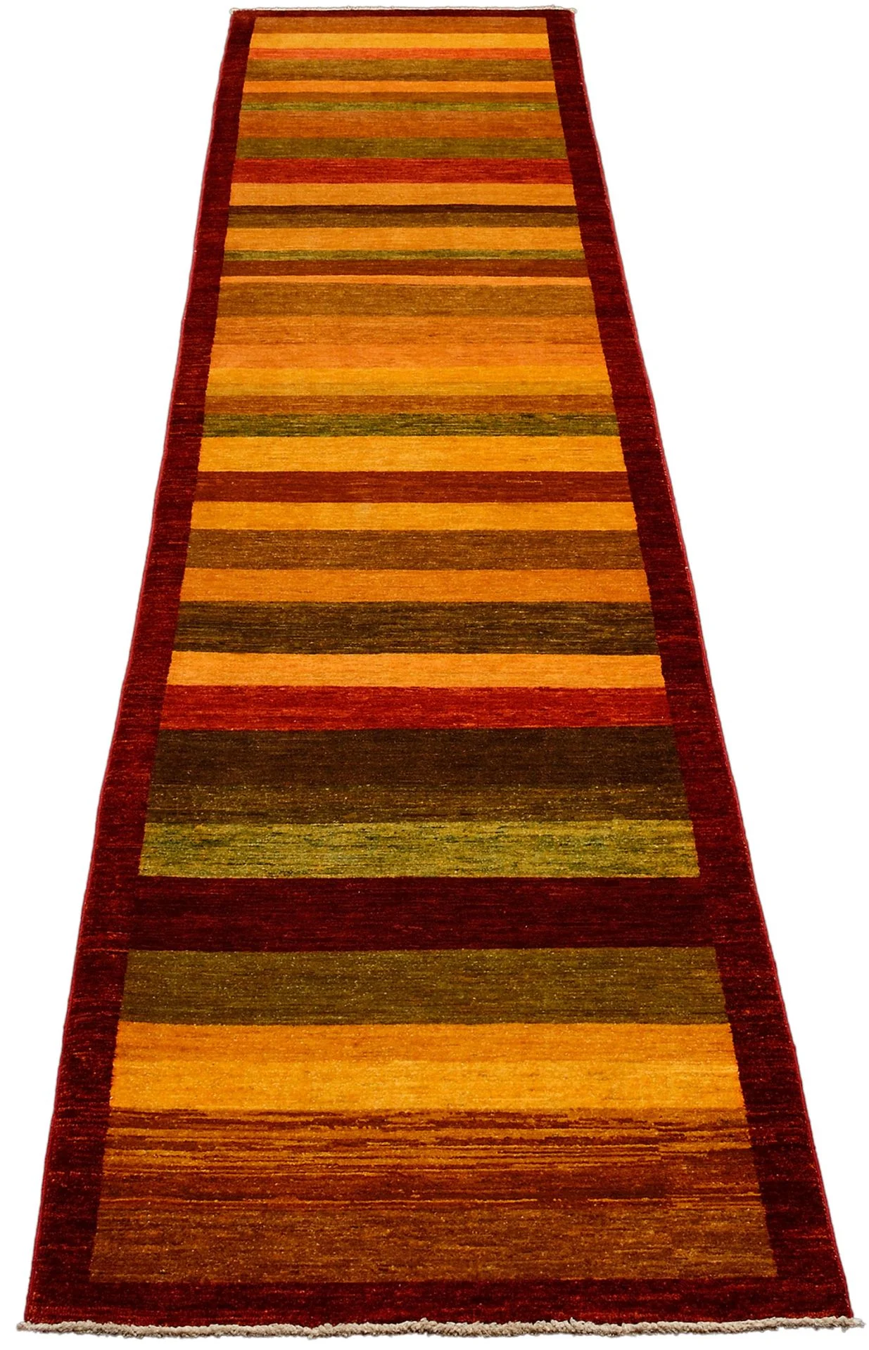 Ziegler Pakistani Rug — hand-knotted, 77 × 428 cm, Wool