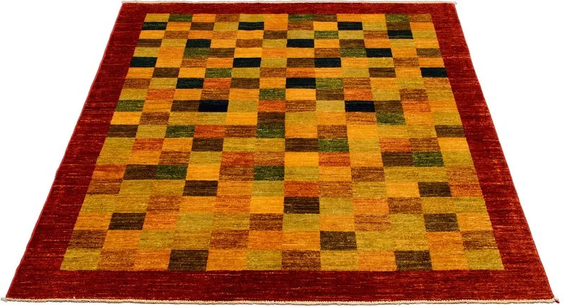 orientteppich-ziegler-146-x-181-cm-schurwolle-handgeknupft-1 Hand-Knotted Wool Ziegler Pakistani Rug, 146 × 181 cm