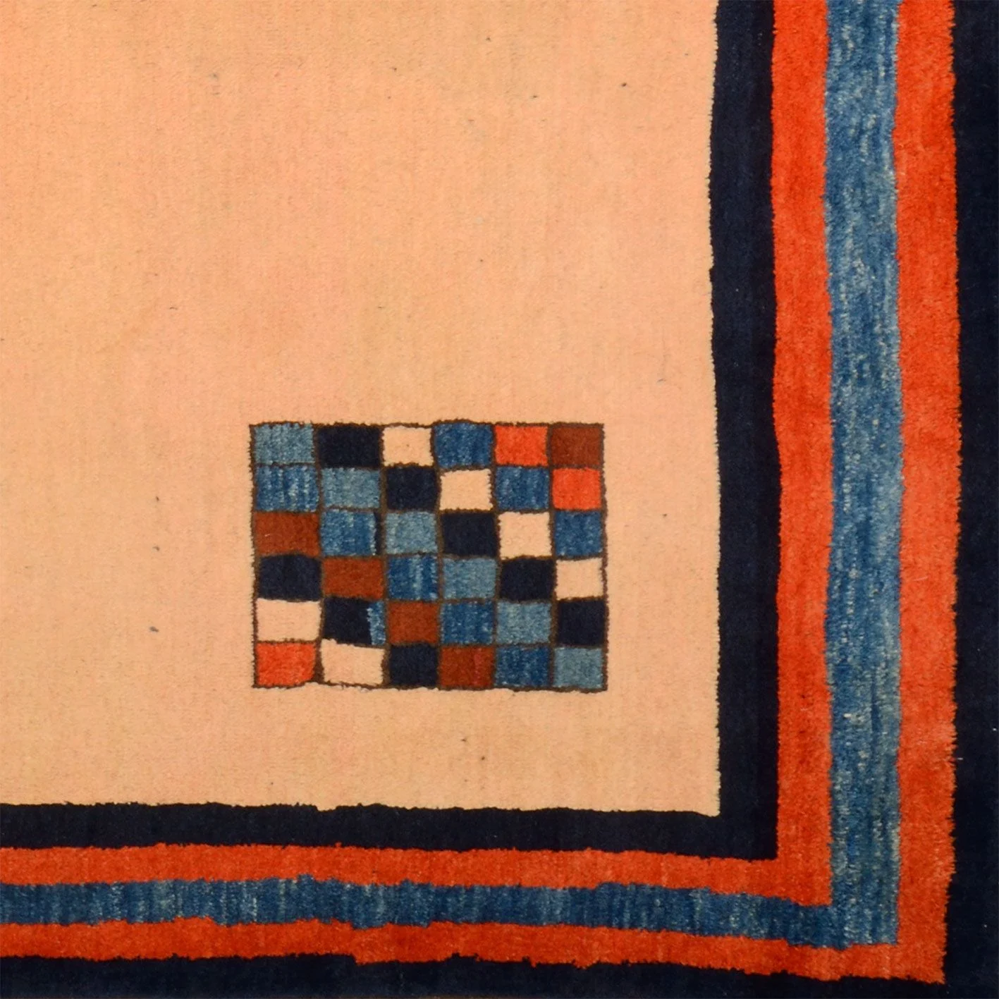 Hand-Knotted Wool Gabbeh Pakistani Rug, 162 × 204 cm