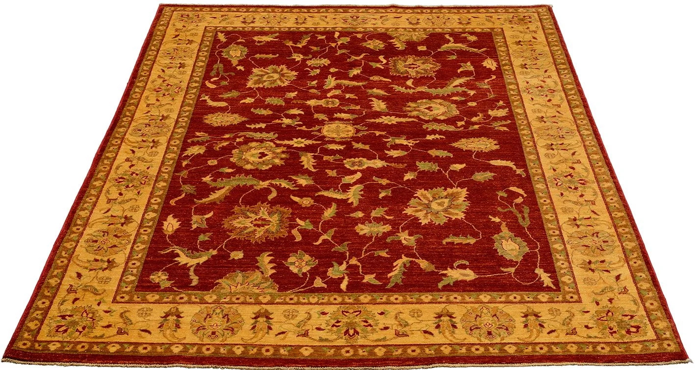Ziegler Pakistani Rug — hand-knotted, 167 × 236 cm, Wool