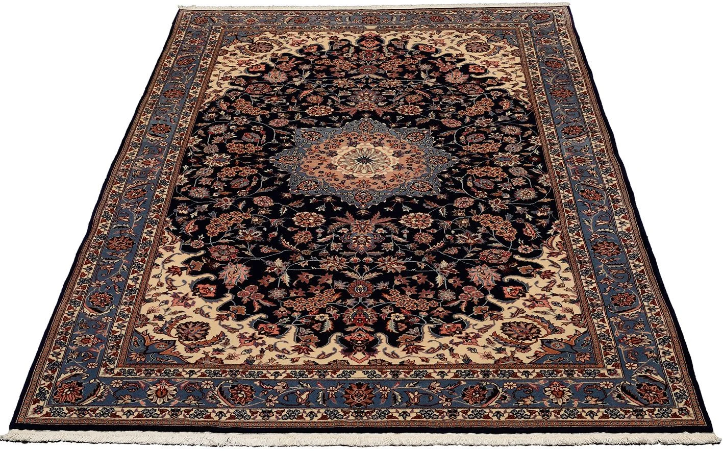 Isfahan Chinese Rug — hand-knotted, 156 × 243 cm, Wool