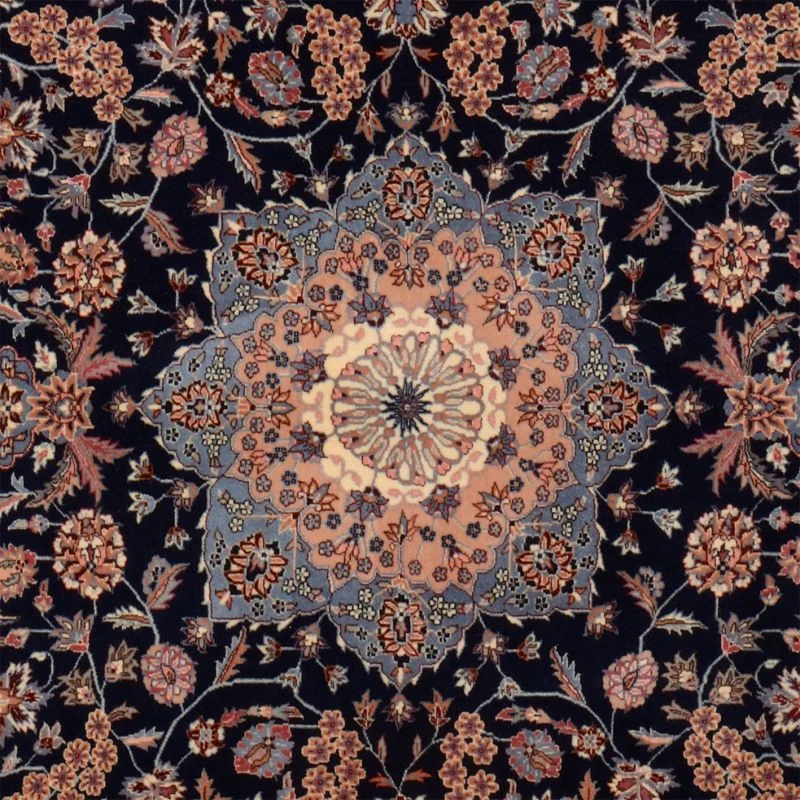 Isfahan Chinese Rug — hand-knotted, 156 × 243 cm, Wool