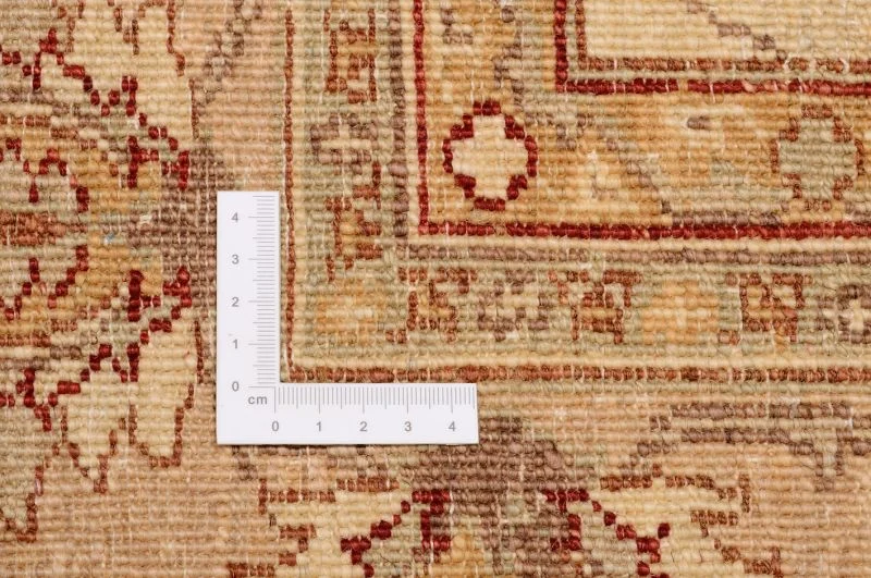 Hand-Knotted Wool Ziegler Pakistani Rug, 183 × 258 cm