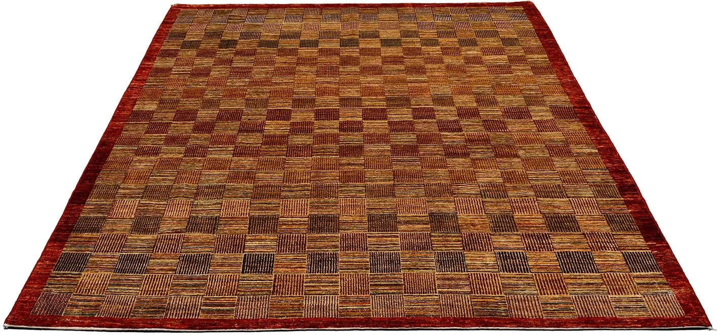 orientteppich-ziegler-212-x-281-cm-schurwolle-handgeknupft-1 Ziegler Afghan Rug — hand-knotted, 212 × 281 cm, Wool