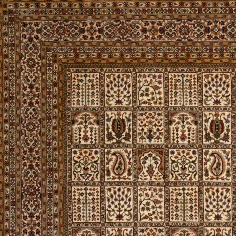 orientteppich-ghom-200-x-292-cm-schurwolle-handgeknupft-7 Hand-Knotted Wool Qom Indian Rug, 200 × 292 cm