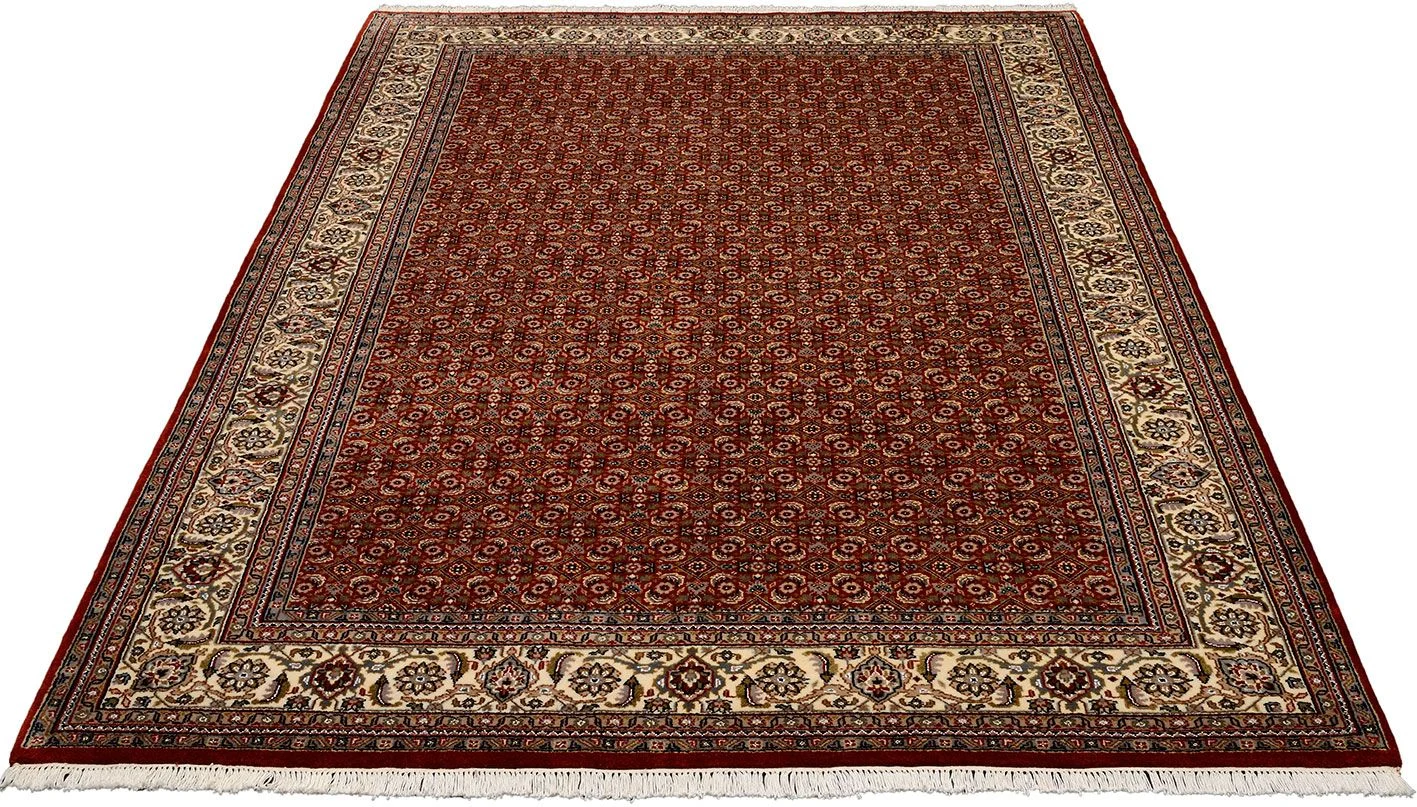 orientteppich-tabriz-200-x-293-cm-schurwolle-handgeknupft-1 Hand-Knotted Wool Tabriz Indian Rug, 200 × 293 cm