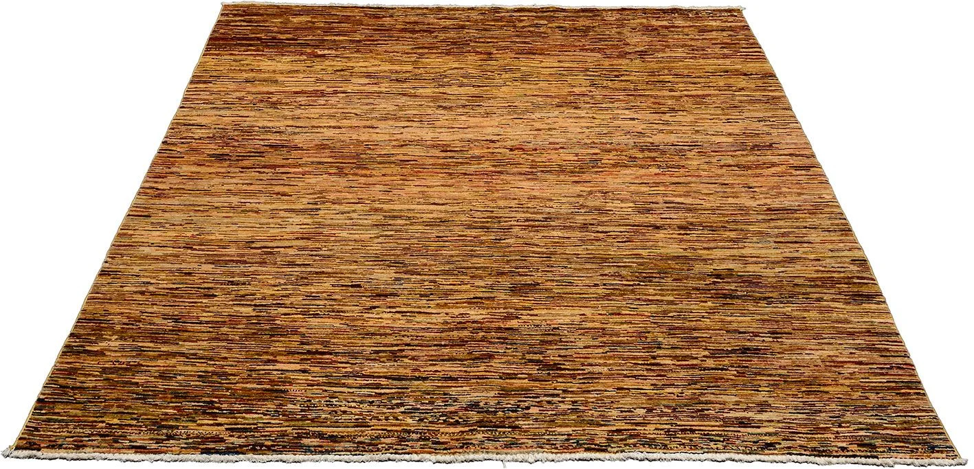 Hand-Knotted Wool Ziegler Pakistani Rug, 190 × 237 cm