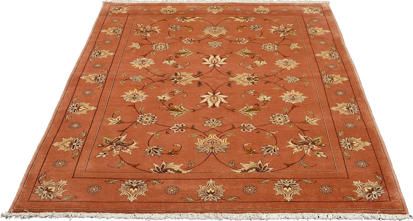 Hand-Knotted Wool Tabriz Persian Rug, 169 × 238 cm