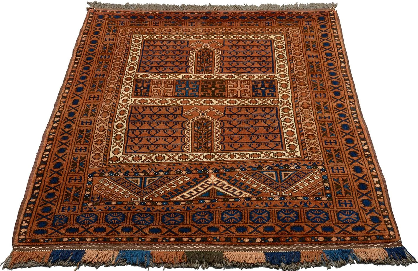 Afghan Rug 139 × 188 cm, Wool, hand-knotted