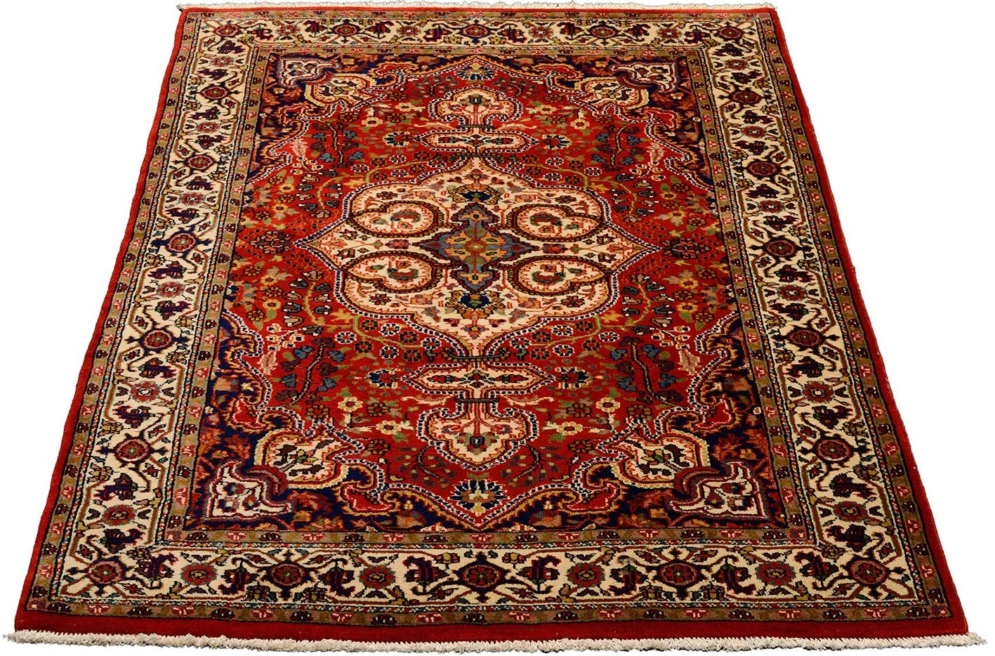 Afghan Rug — hand-knotted, 128 × 178 cm, Wool