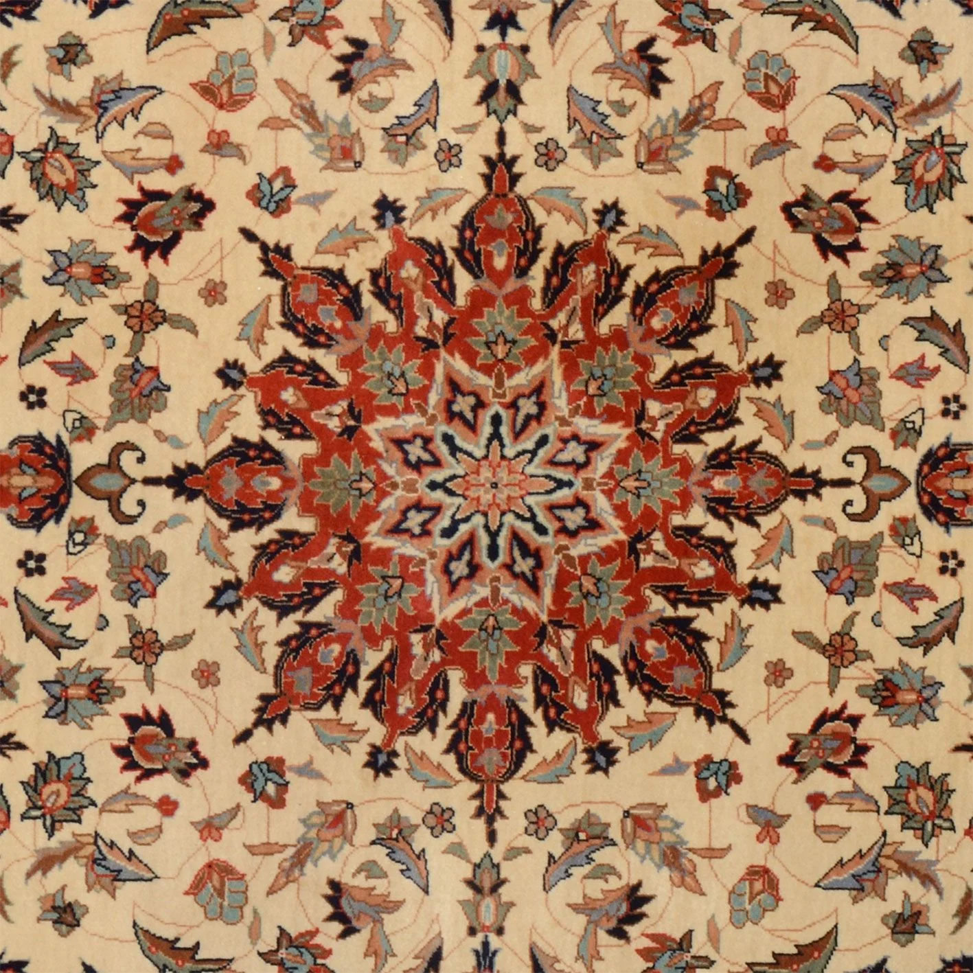 Tabriz Chinese Rug — hand-knotted, 150 × 243 cm, Wool