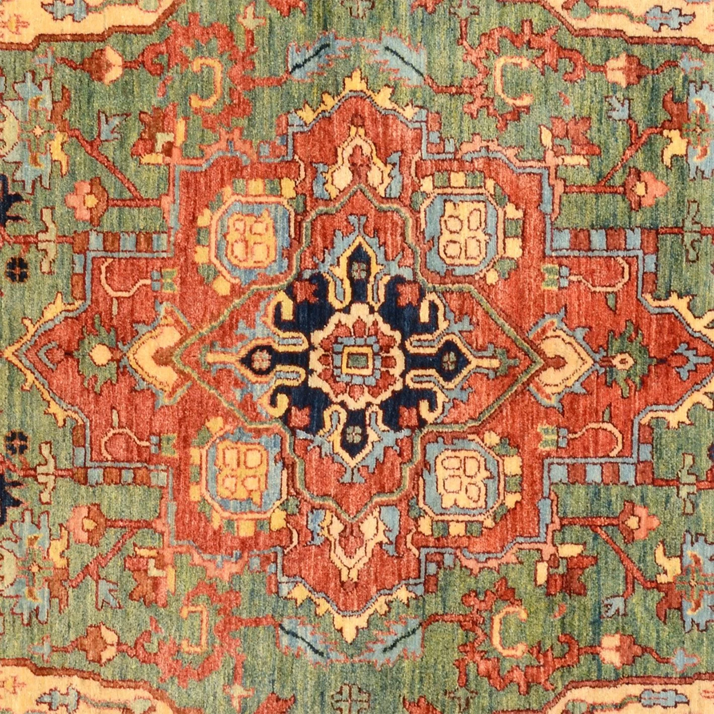 Hand-Knotted Wool Ziegler Pakistani Rug, 171 × 279 cm