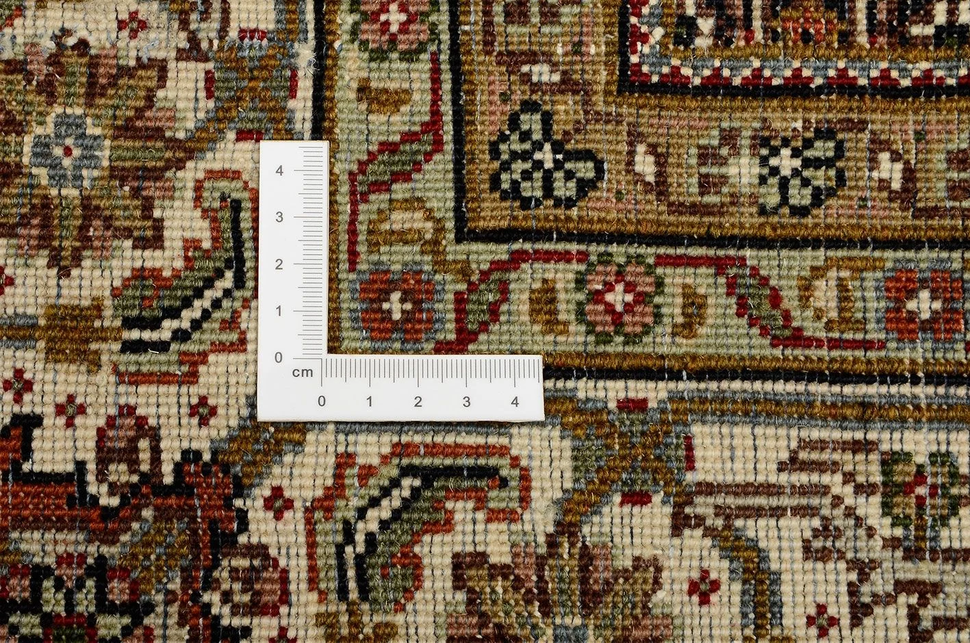 orientteppich-tabriz-153-x-215-cm-schurwolle-handgeknupft-2 Hand-Knotted Wool Tabriz Indian Rug, 153 × 215 cm