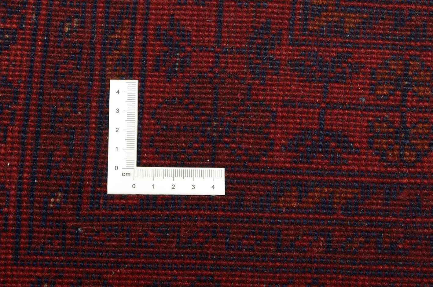 Hand-Knotted Wool Afghan Rug, 198 × 295 cm