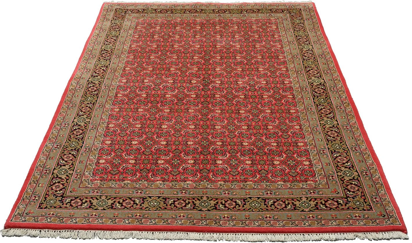 orientteppich-bidjar-166-x-244-cm-schurwolle-handgeknupft-1 Hand-Knotted Wool Bijar Indian Rug, 166 × 244 cm