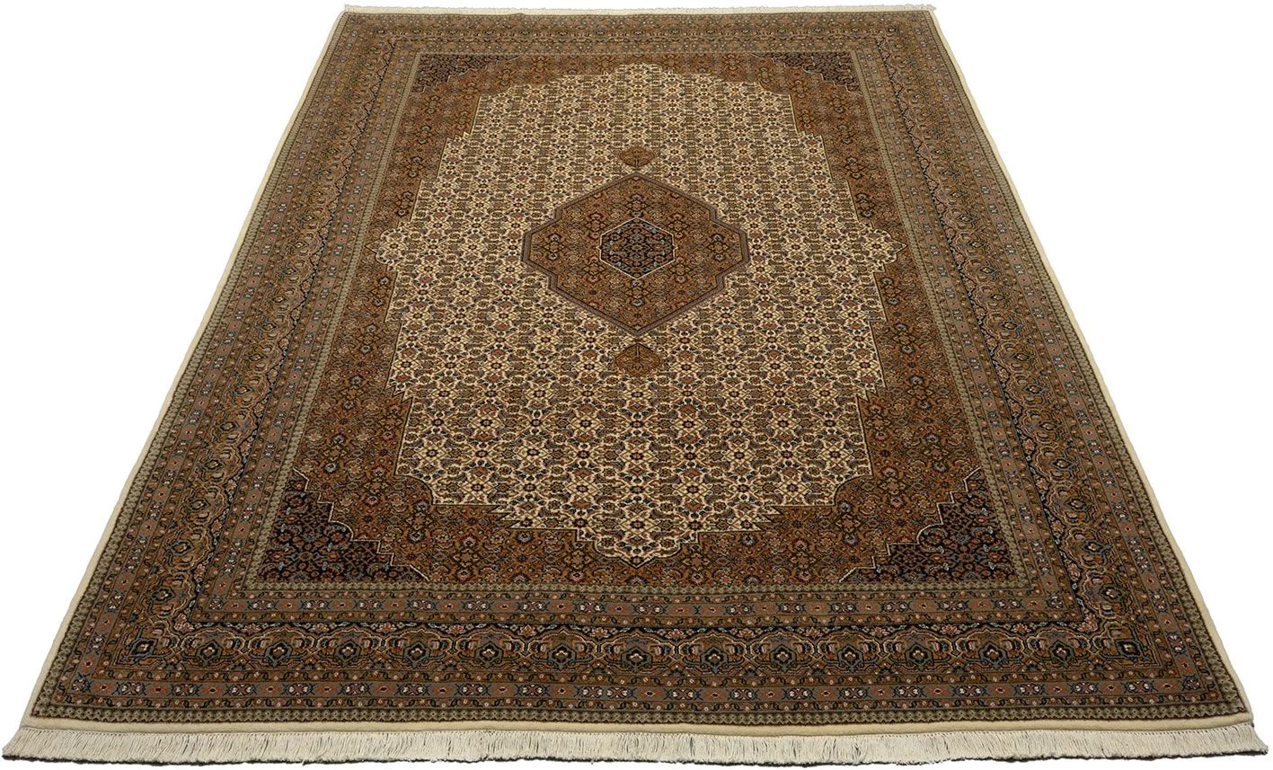 orientteppich-bidjar-197-x-287-cm-schurwolle-handgeknupft-neu-1 Hand-Knotted Wool Bijar Indian Rug, 197 × 287 cm