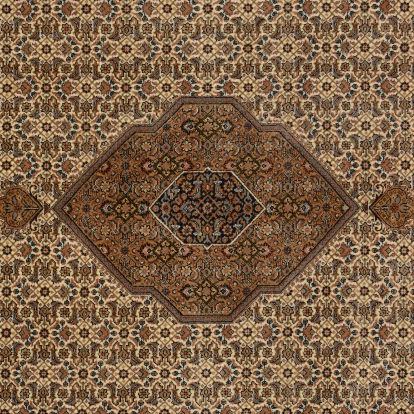 orientteppich-bidjar-197-x-287-cm-schurwolle-handgeknupft-neu-3 Hand-Knotted Wool Bijar Indian Rug, 197 × 287 cm