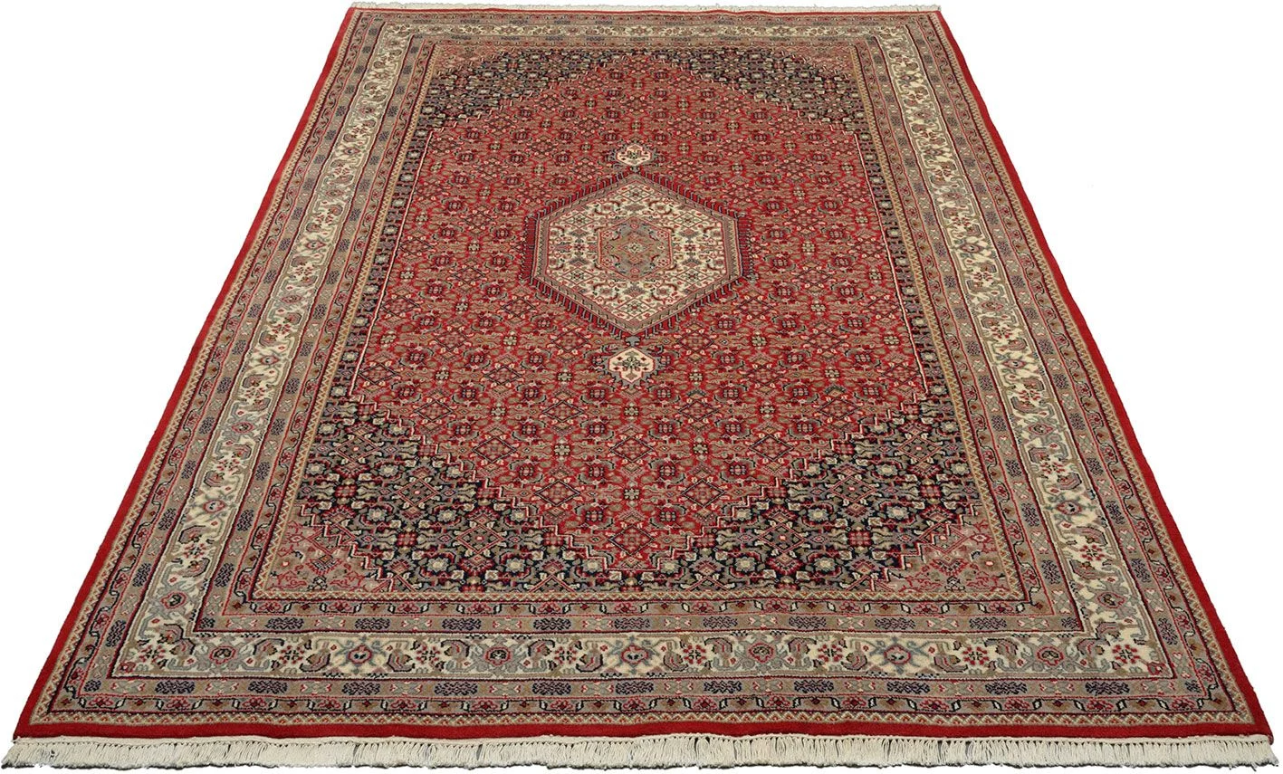 orientteppich-bidjar-193-x-298-cm-schurwolle-handgeknupft-1 Bijar Indian Rug 193 × 298 cm, Wool, hand-knotted
