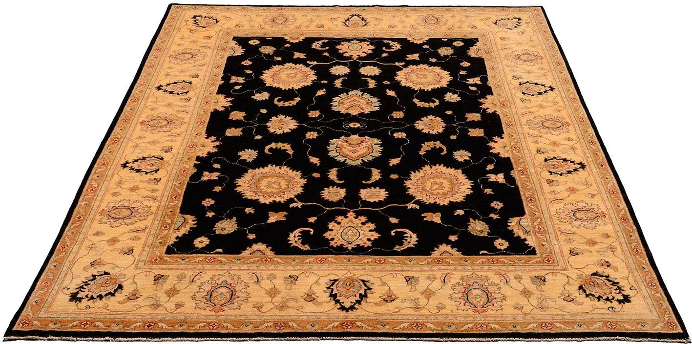 Ziegler Pakistani Rug — hand-knotted, 200 × 254 cm, Wool