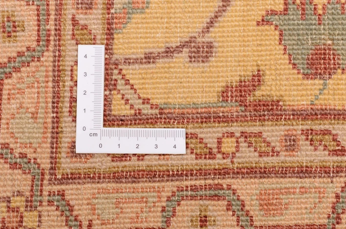 Hand-Knotted Wool Ziegler Pakistani Rug, 202 × 246 cm