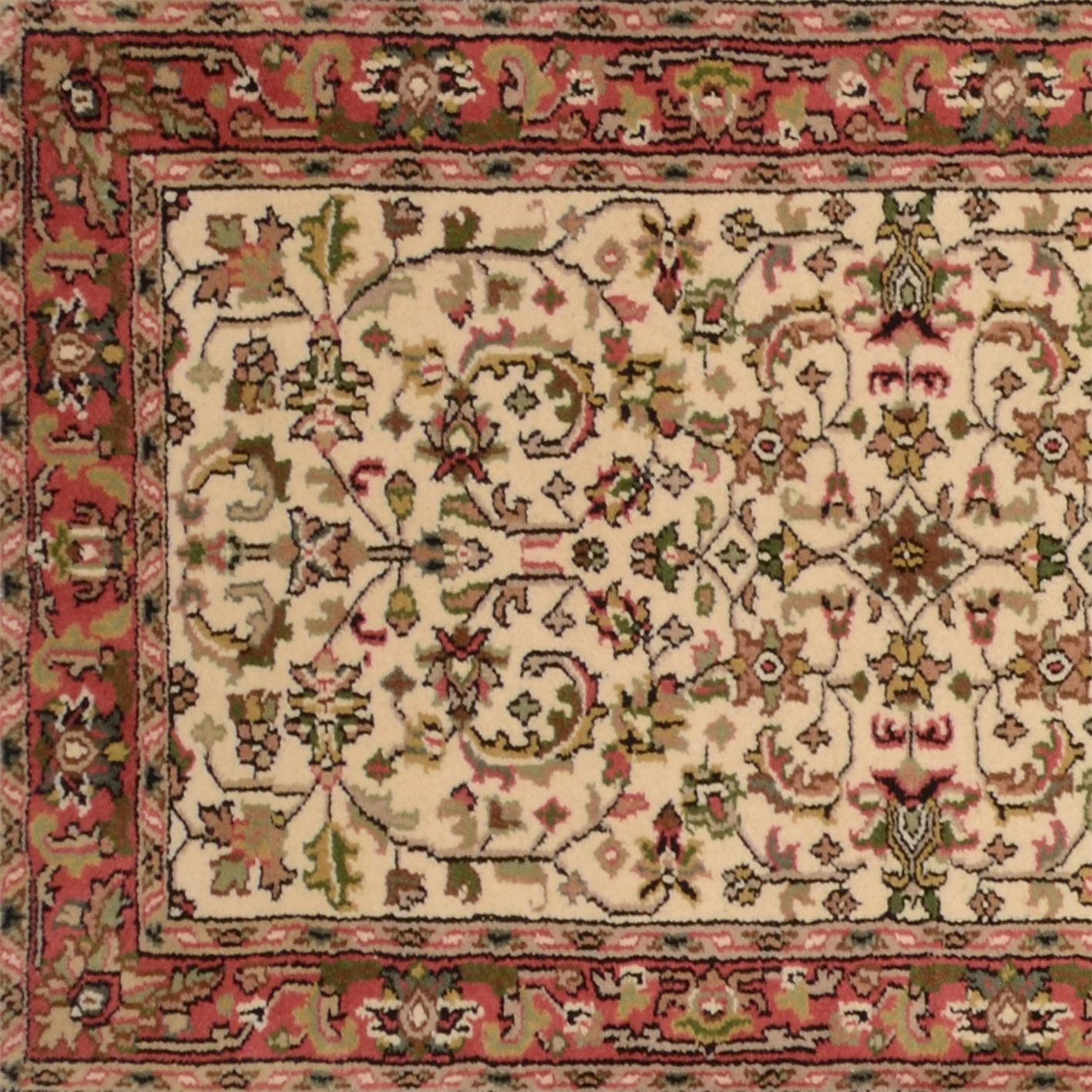 Bijar Indian Rug — hand-knotted, 82 × 348 cm, Wool