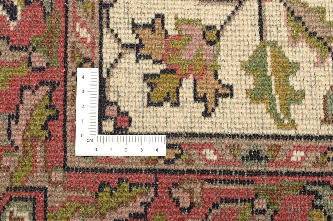 Bijar Indian Rug — hand-knotted, 79 × 341 cm, Wool
