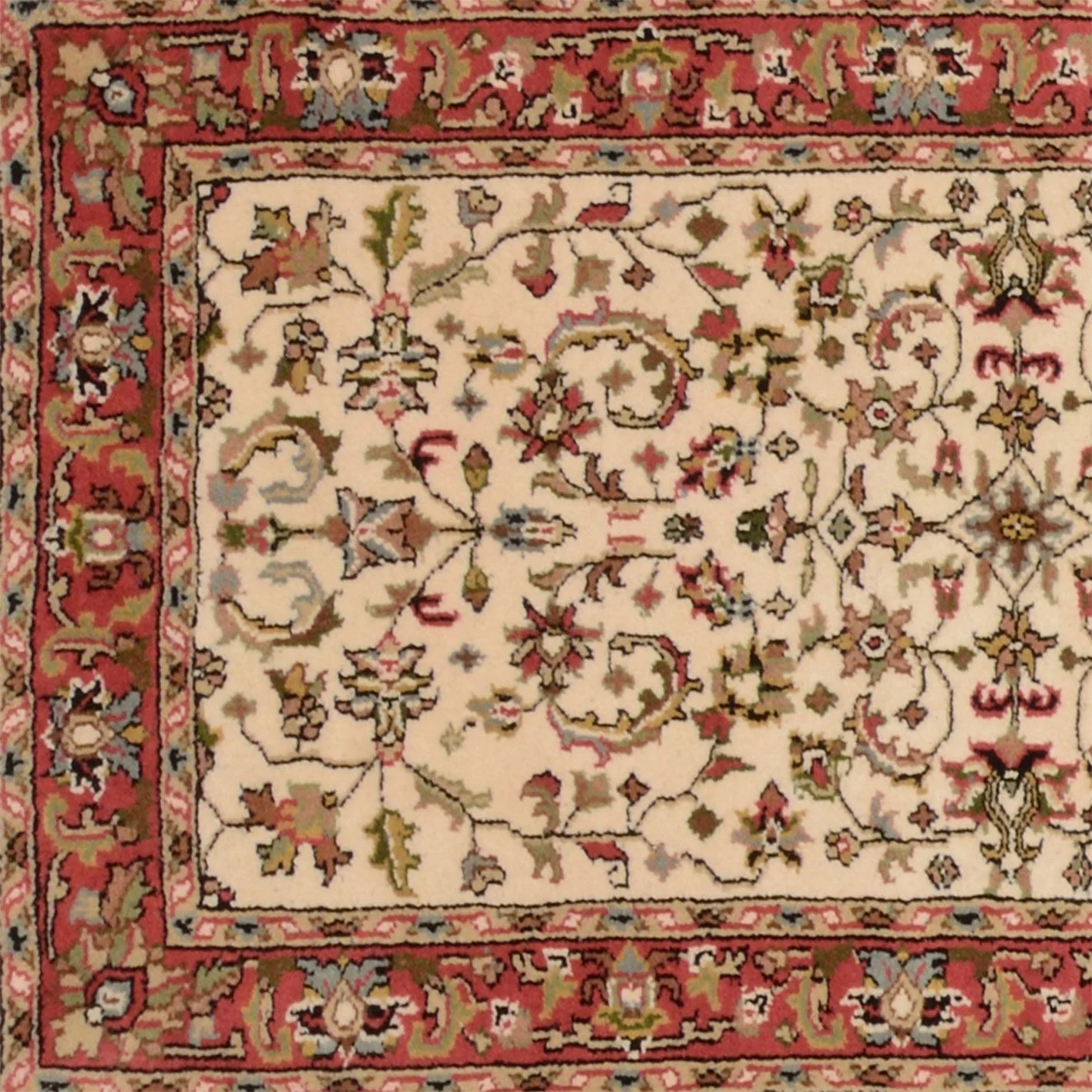 Bijar Indian Rug 80 × 337 cm, Wool, hand-knotted
