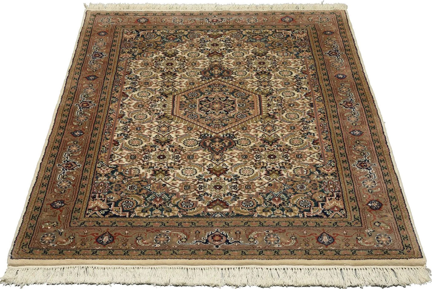 Bijar Indian Rug 120 × 177 cm, Wool, hand-knotted