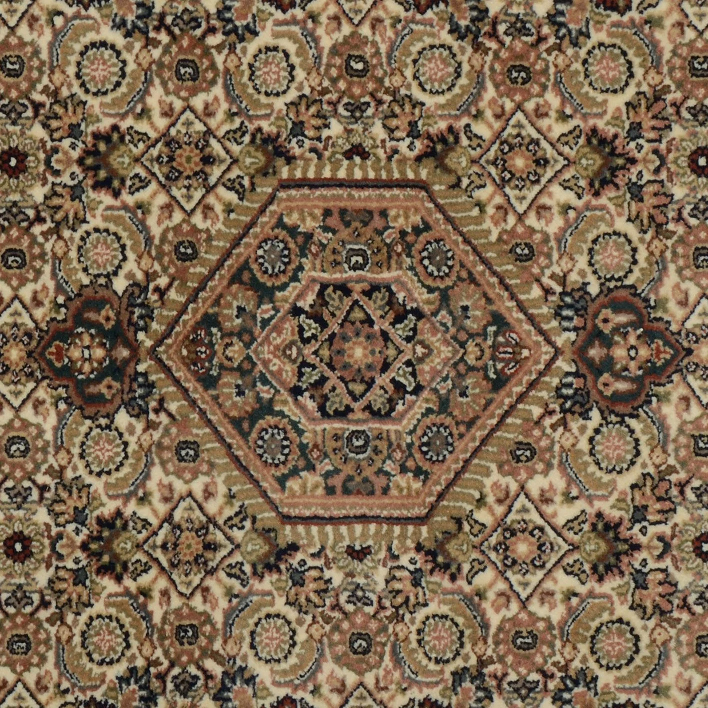 Bijar Indian Rug 120 × 177 cm, Wool, hand-knotted