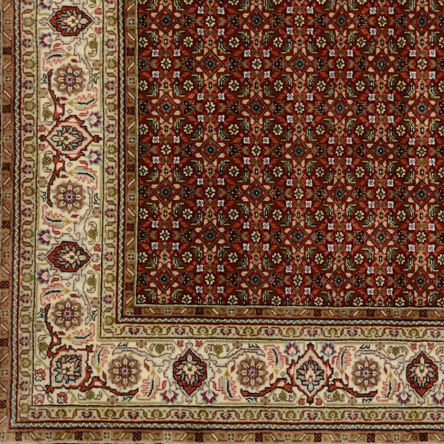 orientteppich-tabriz-201-x-247-cm-schurwolle-handgeknupft-3 Tabriz Indian Rug 201 × 247 cm, Wool, hand-knotted