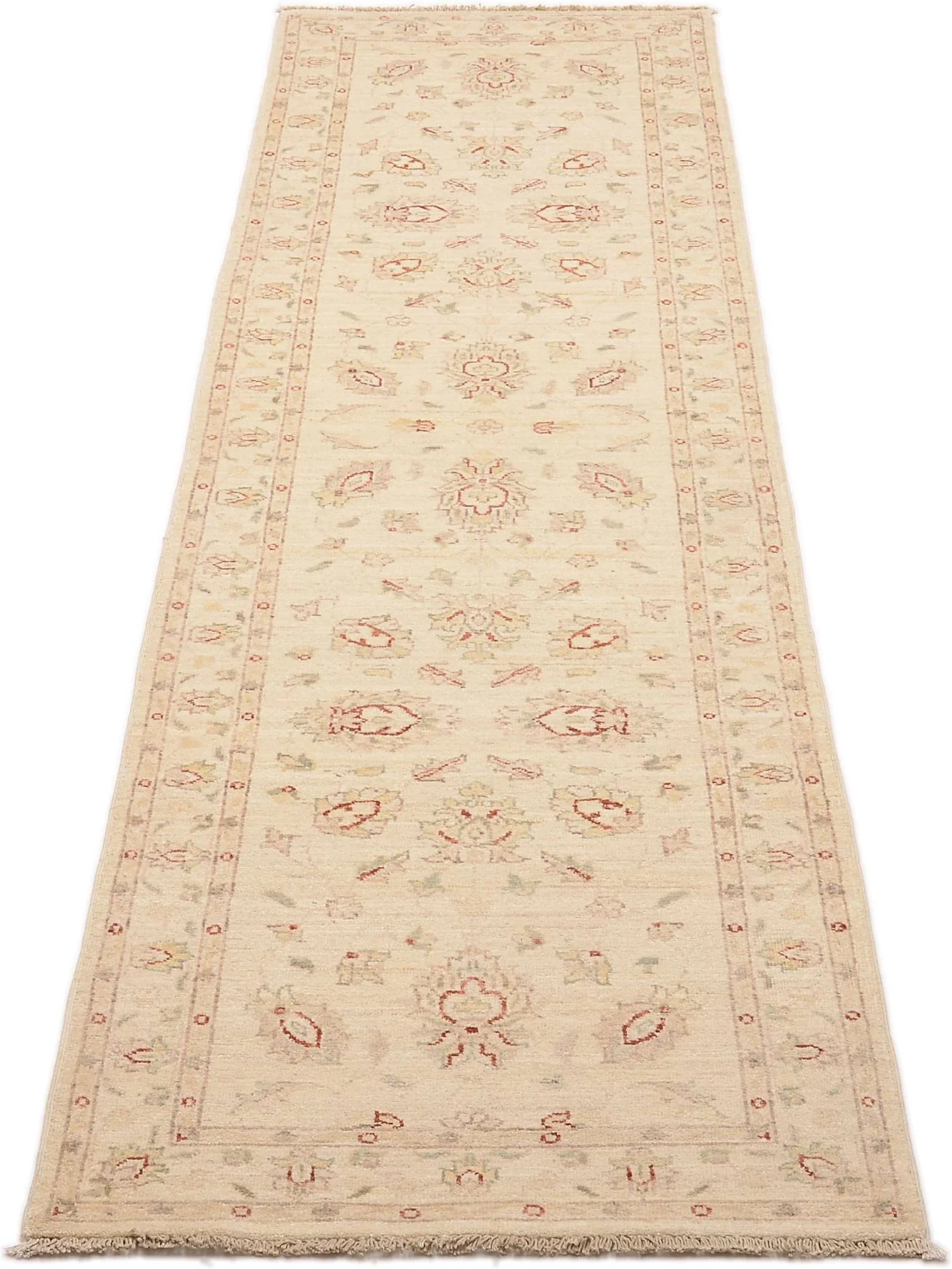 Ziegler Pakistani Rug 75 × 306 cm, Wool, hand-knotted