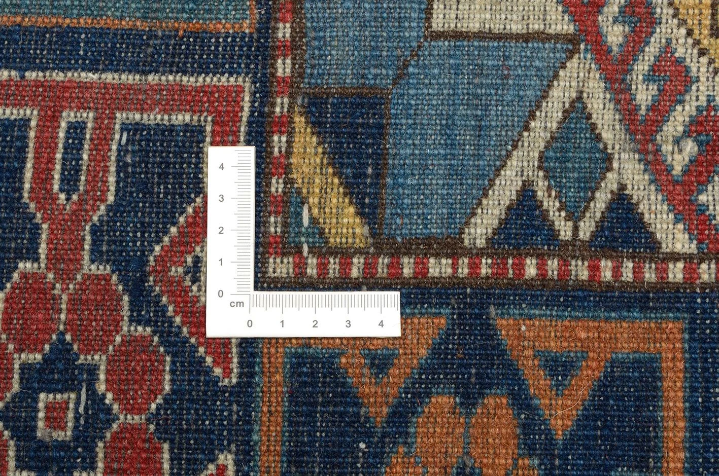 Hand-Knotted Wool Kazak Pakistani Rug, 175 × 179 cm