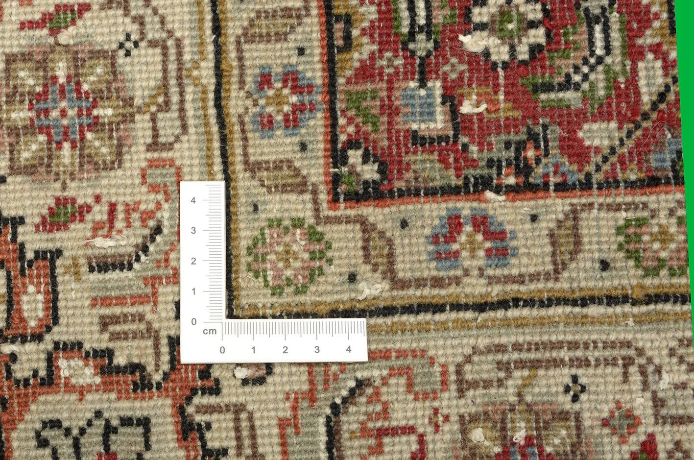 Tabriz Indian Rug 126 × 187 cm, Wool, hand-knotted