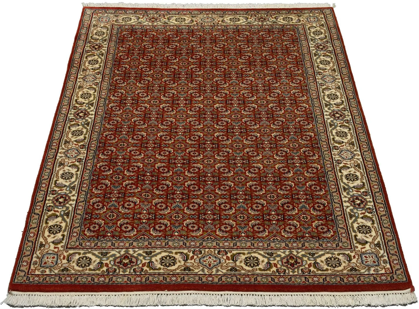 Tabriz Indian Rug 121 × 180 cm, Wool, hand-knotted