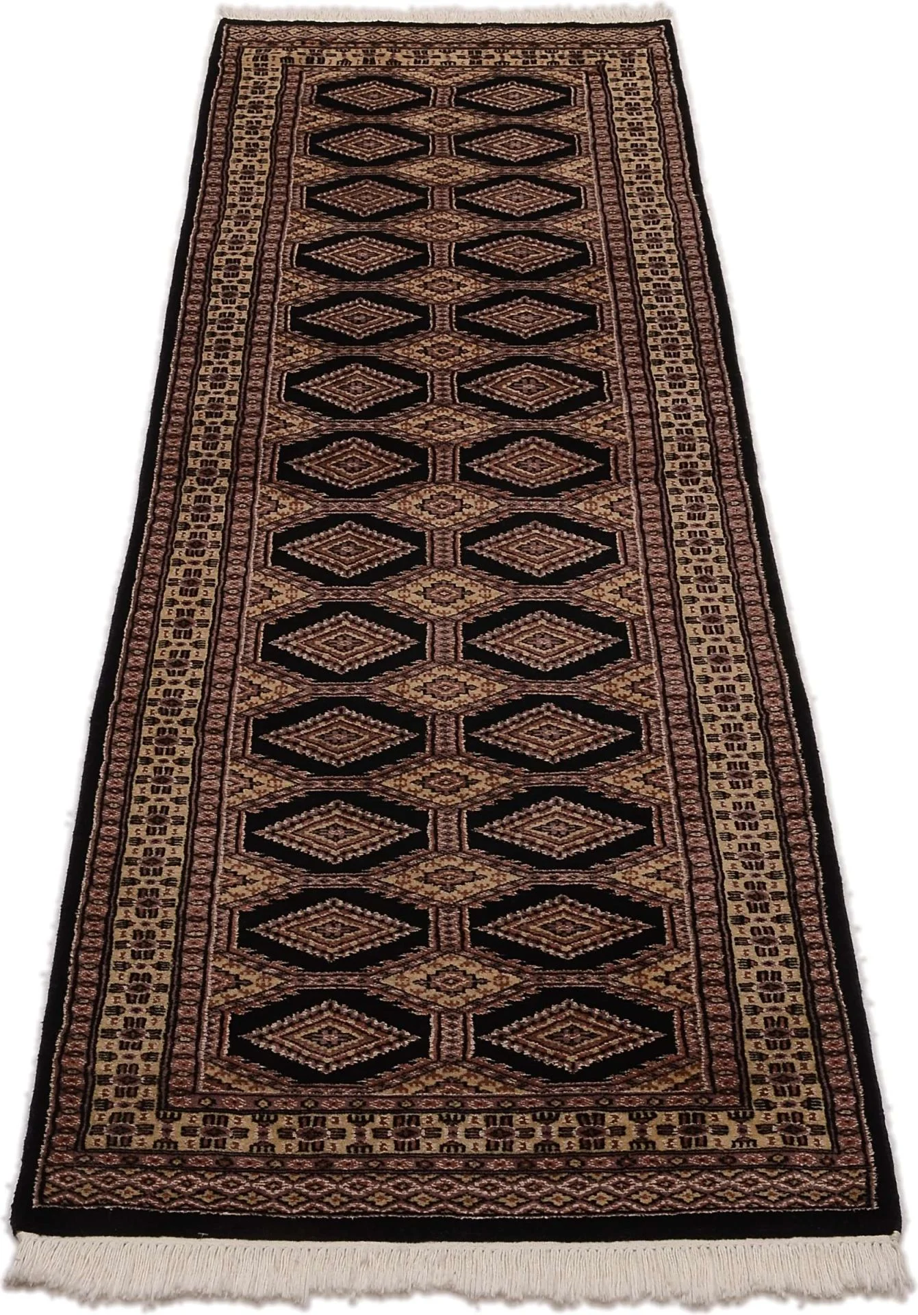Pakistani Rug — hand-knotted, 78 × 263 cm, Wool