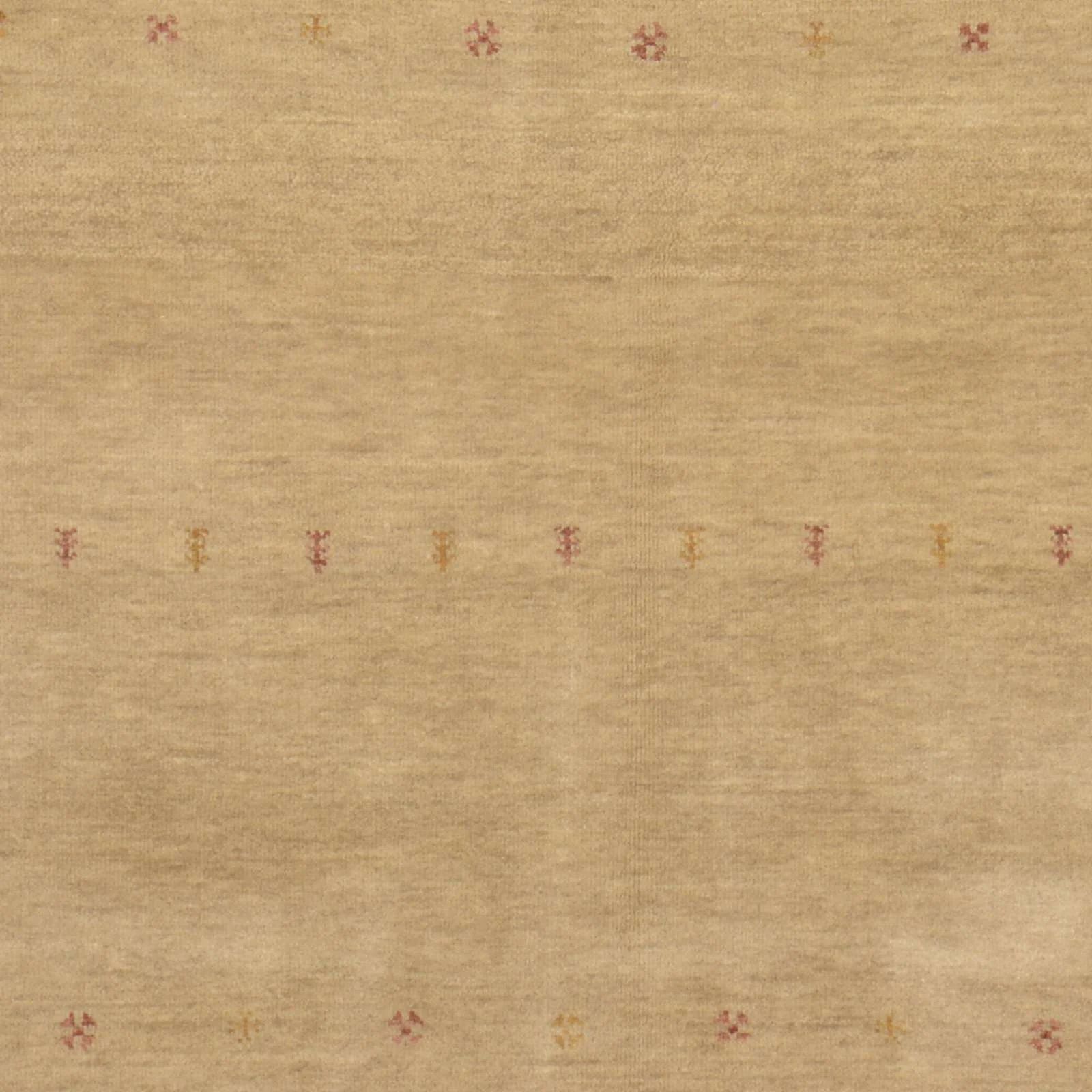Hand-Knotted Wool Loribaft Indian Rug, 122 × 181 cm