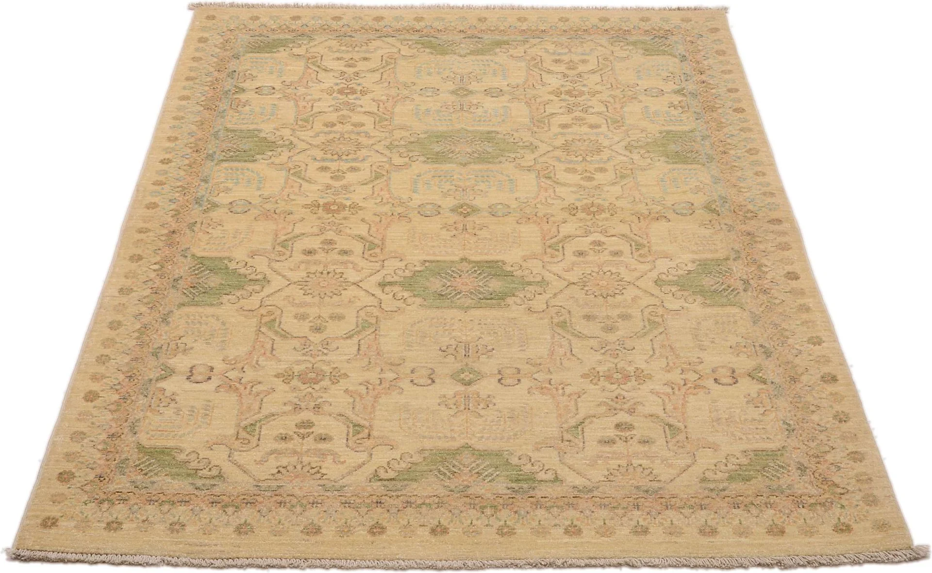 Ziegler Pakistani Rug — hand-knotted, 123 × 176 cm, Wool