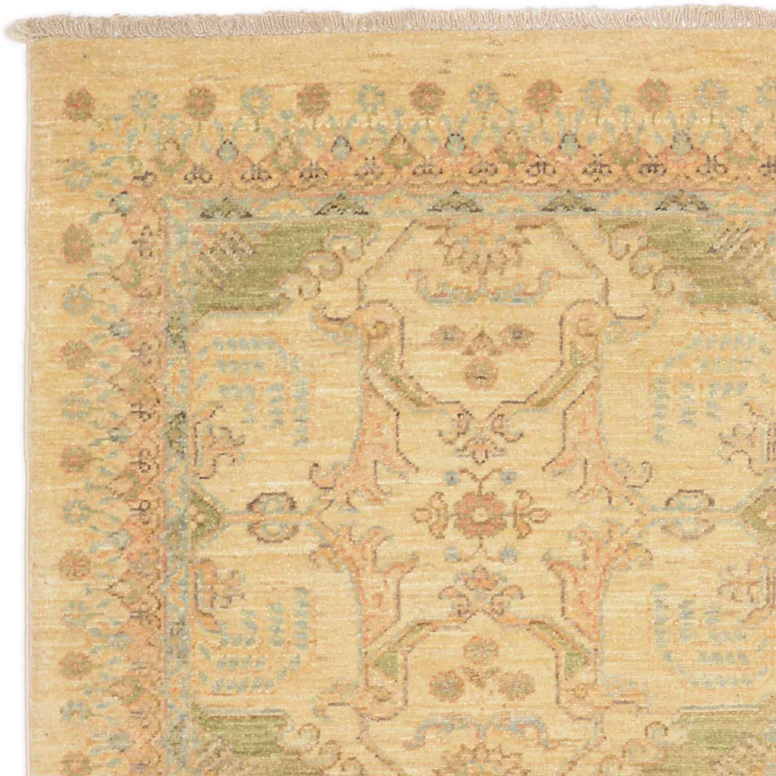 Ziegler Pakistani Rug — hand-knotted, 123 × 176 cm, Wool