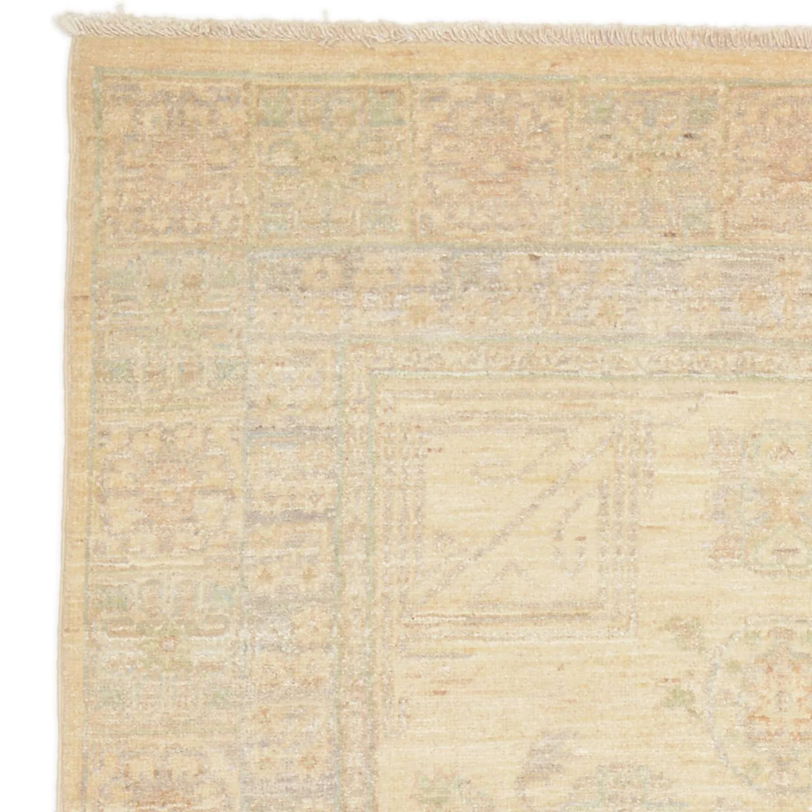 Hand-Knotted Wool Ziegler Pakistani Rug, 116 × 180 cm