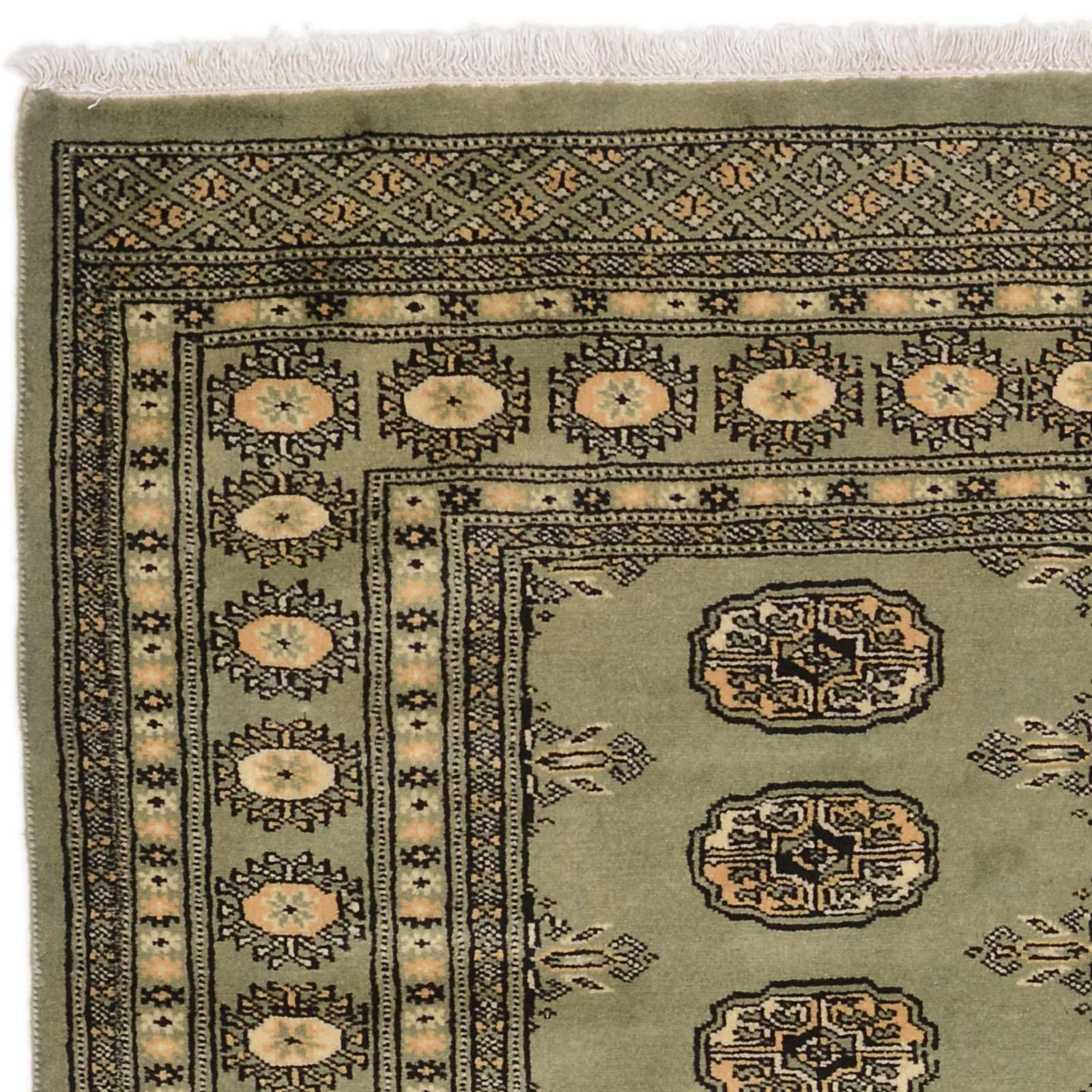 Hand-Knotted Wool Pakistani Rug, 125 × 191 cm