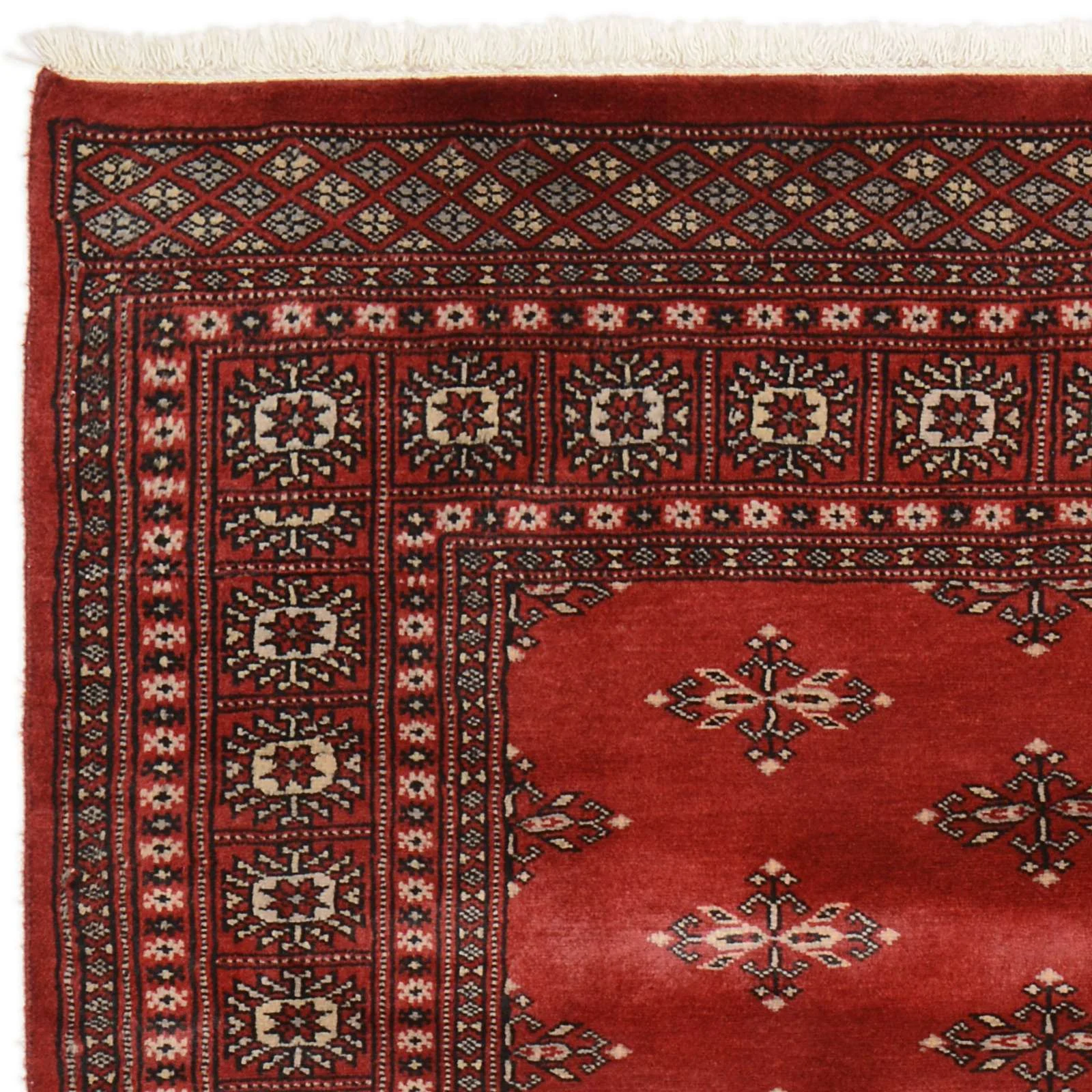 Hand-Knotted Wool Pakistani Rug, 121 × 180 cm