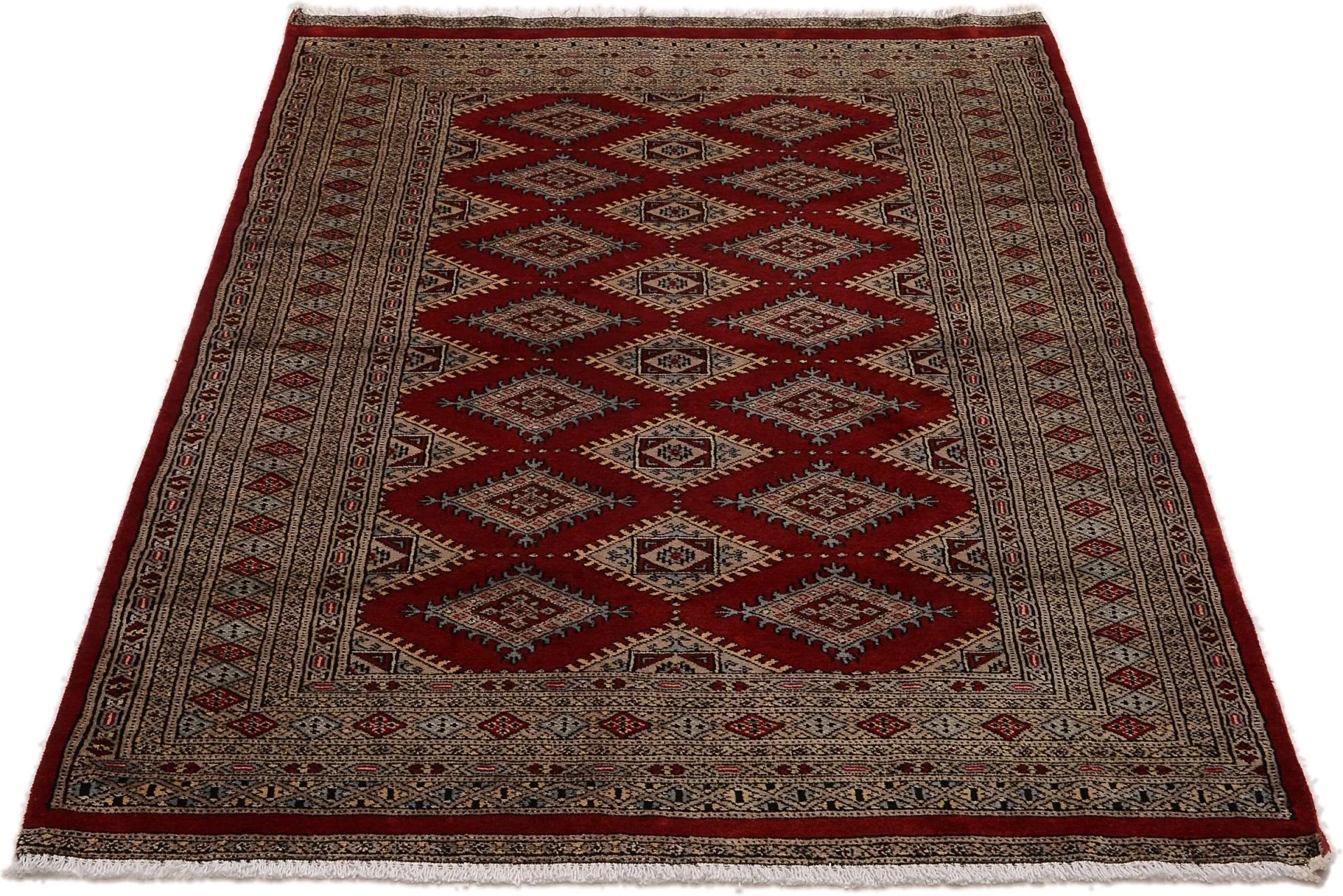 Pakistani Rug 122 × 185 cm, Wool, hand-knotted