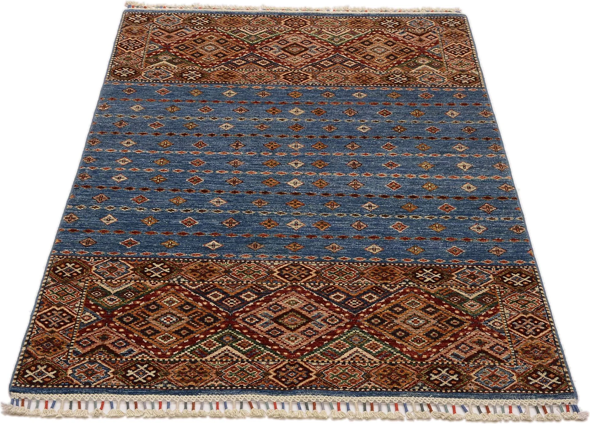 Samarkand Pakistani Rug 124 × 189 cm, Wool, hand-knotted