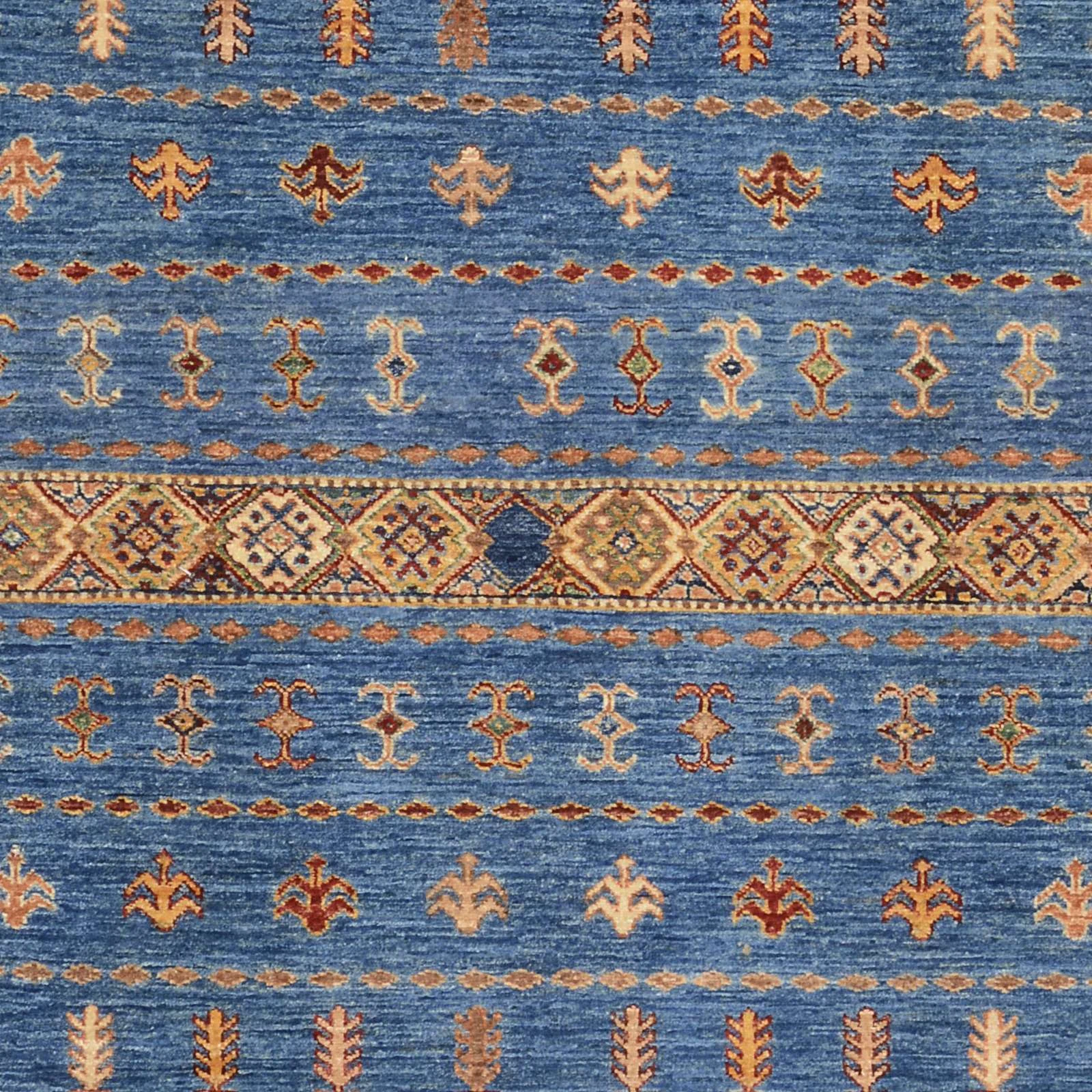 Hand-Knotted Wool Samarkand Pakistani Rug, 174 × 243 cm