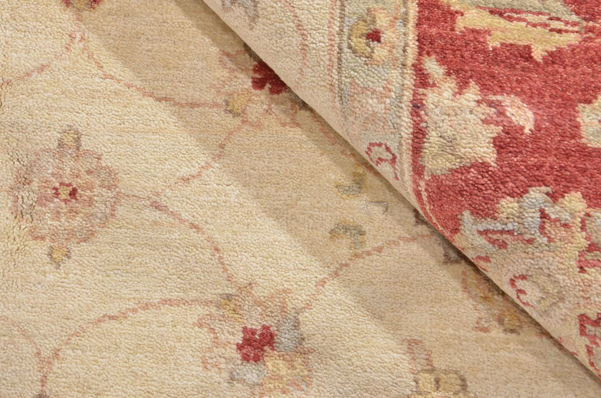 Ziegler Afghan Rug — hand-knotted, 168 × 247 cm, Wool