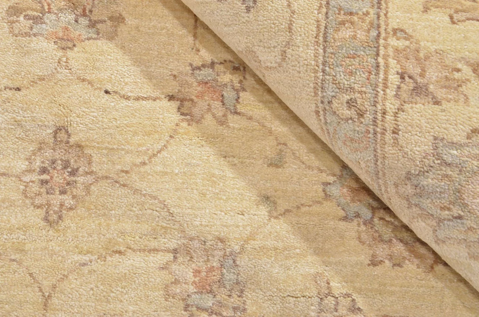 Hand-Knotted Wool Ziegler Afghan Rug, 170 × 234 cm